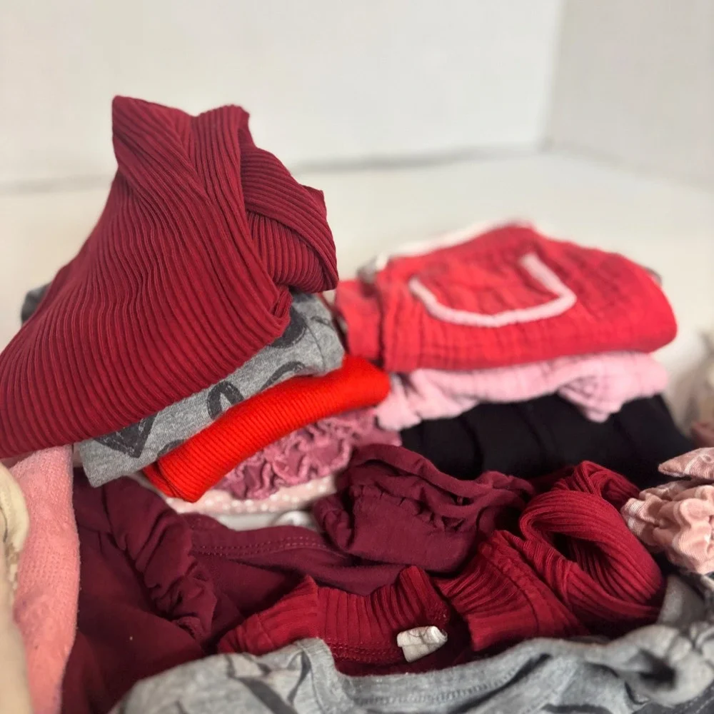 Baby Girl Clothing Lot 6-12M 12M Carters Pekkle Rainbow Heart Shoes Bundle 15pc